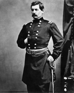 George Mcclellan Standing In Uniform